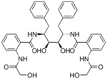 CAS#: 173094-23-0, N-[(2S,3S,4R,5S)-3,4-Dihydroxy-5-[[2-[(2-Hydroxyacetyl)Amino]Benzoyl]Amino]-1,6-Di(Phenyl)Hexan-2-Yl]-2-[(2-Hydroxyacetyl)Amino]Benzamide