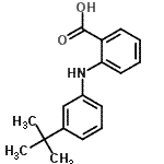 CAS#: 17332-54-6, 2-{[3-(2-Methyl-2-Propanyl)Phenyl]Amino}Benzoic Acid