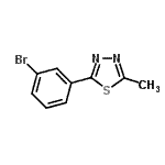 CAS#: 173406-59-2, 2-(3-Bromophenyl)-5-Methyl-1,3,4-Thiadiazole