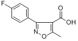 CAS#: 1736-21-6, 3-(4-Fluorophenyl)-5-Methyl-4-Isoxazolecarboxylic Acid