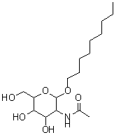CAS 登录号：173725-28-5， 壬基 2-乙酰氨基-2-脱氧吡喃己糖苷