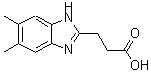 CAS#: 173737-04-7, 3-(5,6-Dimethyl-1H-Benzimidazol-2-Yl)Propanoic Acid