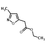 CAS 登录号：173850-46-9， 乙基(3-甲基-1,2-恶唑-5-基)乙酸酯