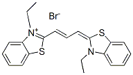 CAS 登录号：17389-14-9， 3-乙基-2-[3-(3-乙基-3H-苯并噻唑-2-亚基)丙-1-烯基]苯并噻唑鎓溴化物