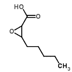CAS 登录号：173935-82-5， 3-戊基-2-环氧乙烷羧酸