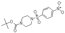 CAS#: 173951-83-2, 4-[(4-Nitrophenyl)Sulfonyl]-1-Piperazinecarboxylic acid 1,1-Dimethylethyl Ester