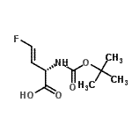 CAS#: 174075-53-7, (2S,3E)-4-Fluoro-2-({[(2-Methyl-2-Propanyl)Oxy]Carbonyl}Amino)-3-Butenoic Acid