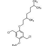 CAS#: 174097-32-6, 1,4-Bis(Chloromethyl)-2-[(3,7-Dimethyloctyl)Oxy]-5-Methoxybenzene