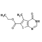 CAS#: 17417-67-3, Ethyl 4-Hydroxy-5-Methylthieno[2,3-d]Pyrimidine-6-Carboxylate