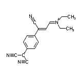 CAS 登录号：174280-29-6， 二氰基{4-[(1Z)-1-氰基-3-(二乙基亚氨基)-1-丙烯-1-基]苯基}甲烷i去