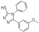 CAS#: 174573-90-1, 5-(3-Methoxyphenyl)-4-Phenyl-4H-1,2,4-Triazole-3-Thiol