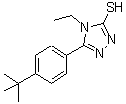 CAS 登录号：174573-98-9， 4-乙基-5-[4-(2-甲基-2-丙基)苯基]-4H-1,2,4-三唑-3-硫醇