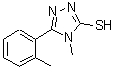CAS 登录号：174574-08-4， 4-甲基-5-(2-甲基苯基)-4H-1,2,4-三唑-3-硫醇