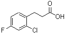 CAS 登录号：174603-38-4， 3-(2-氯-4-氟苯基)丙酸