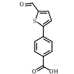 CAS 登录号：174623-07-5， 4-(5-甲酰基-2-噻吩基)苯甲酸