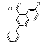 CAS#: 174636-77-2, 6-Chloro-2-Phenyl-4-Quinolinecarbonyl Chloride