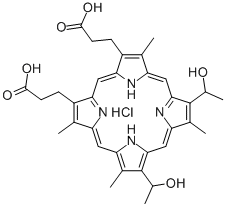 CAS 登录号：17471-45-3， 血卟啉盐酸盐