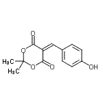 CAS#: 17474-27-0, 5-(4-Hydroxybenzylidene)-2,2-Dimethyl-1,3-Dioxane-4,6-Dione
