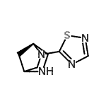 CAS#: 174823-39-3, (1S)-2-(1,2,4-Thiadiazol-5-Yl)-2,5-Diazabicyclo[2.2.1]Heptane