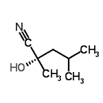 CAS#: 174849-23-1, (2S)-2-Hydroxy-2,4-Dimethylpentanenitrile