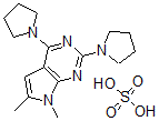 CAS#: 175097-45-7, 6,7-Dimethyl-2,4-Dipyrrolidin-1-Ylpyrrolo[3,2-e]Pyrimidine sulfate