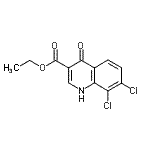 CAS 登录号：175134-95-9， 乙基7,8-二氯-4-羟基-3-喹啉羧酸酯