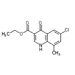 CAS#: 175134-96-0, Ethyl 6-Chloro-8-Methyl-4-Oxo-1,4-Dihydro-3-Quinolinecarboxylate