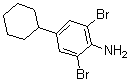 CAS#: 175135-11-2, 2,6-Dibromo-4-Cyclohexyl-Benzenamine
