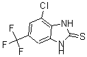 CAS#: 175135-18-9, 4-Chloro-1,3-Dihydro-6-(Trifluoromethyl)-2H-Benzimidazole-2-Thione