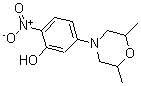 CAS 登录号：175135-20-3， 5-(2,6-二甲基-4-吗啉基)-2-硝基-苯酚
