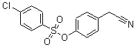 CAS 登录号：175135-38-3， 4-氯-苯磺酸 4-(氰基甲基)苯基酯