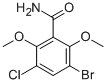 CAS#: 175135-60-1, 3-Bromo-5-chloro-2,6-dimethoxybenzamide