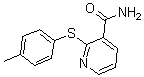 CAS#: 175135-83-8, 2-[(4-Methylphenyl)Thio]-3-Pyridinecarboxamide