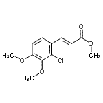 CAS 登录号：175135-97-4， 甲基(2E)-3-(2-氯-3,4-二甲氧基苯基)丙烯酸酯