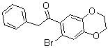 CAS 登录号：175136-36-4， 1-(7-溴-2,3-二氢-1,4-苯并二氧杂环己-6-基)-2-苯基-乙酮