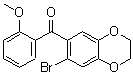 CAS#: 175136-41-1, (7-Bromo-2,3-Dihydro-1,4-Benzodioxin-6-Yl)(2-Methoxyphenyl)-Methanone