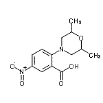 CAS#: 175136-71-7, 2-(2,6-Dimethyl-4-Morpholinyl)-5-Nitrobenzoic Acid
