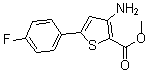CAS 登录号：175137-08-3， 3-氨基-5-(4-氟苯基)-2-噻吩羧酸甲酯