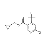 CAS#: 175137-30-1, Cyclopropylmethyl 2-Chloro-4-(Trifluoromethyl)-5-Pyrimidinecarboxylate