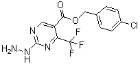 CAS 登录号：175137-32-3， 4-氯苄基 2-肼基-4-(三氟甲基)-5-嘧啶羧酸酯