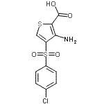 CAS#: 175201-47-5, 3-Amino-4-[(4-Chlorophenyl)Sulfonyl]-2-Thiophenecarboxylic Acid