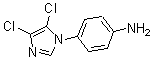 CAS 登录号：175201-62-4， 4-(4,5-二氯-1H-咪唑-1-基)-苯胺