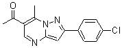 CAS 登录号：175201-63-5， 1-[2-(4-氯苯基)-7-甲基吡唑并[1,5-a]嘧啶-6-基]-乙酮