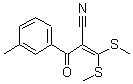 CAS 登录号：175201-64-6， alpha-[二(甲硫基)亚甲基]-3-甲基-B-氧代-苯丙腈