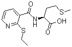 CAS 登录号：175201-66-8， N-[[2-(乙硫基)-3-吡啶基]羰基]-L-蛋氨酸