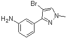 CAS#: 175201-77-1, 3-(4-Bromo-1-Methyl-1H-Pyrazol-3-Yl)Aniline