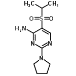 CAS#: 175202-04-7, 5-(Isopropylsulfonyl)-2-(1-Pyrrolidinyl)-4-Pyrimidinamine