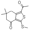 CAS#: 175202-49-0, 1-Acetyl-6,7-Dihydro-6,6-Dimethyl-3-(Methylthio)-Benzo[c]Thiophen-4(5H)-One
