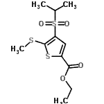 CAS#: 175202-73-0, Ethyl 4-(Isopropylsulfonyl)-5-(Methylsulfanyl)-2-Thiophenecarboxylate