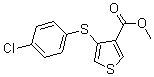 CAS#: 175202-88-7, 4-[(4-Chlorophenyl)Thio]-3-Thiophenecarboxylic Acid Methyl Ester